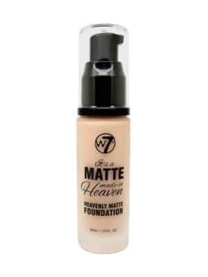 W7 it's a matte made in heaven foundation 30ml natural beige