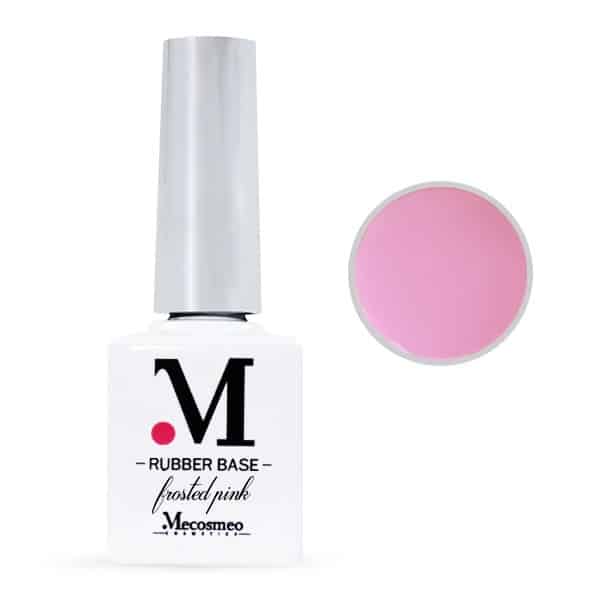 Rubber Base Frosted Pink Gel 15ml